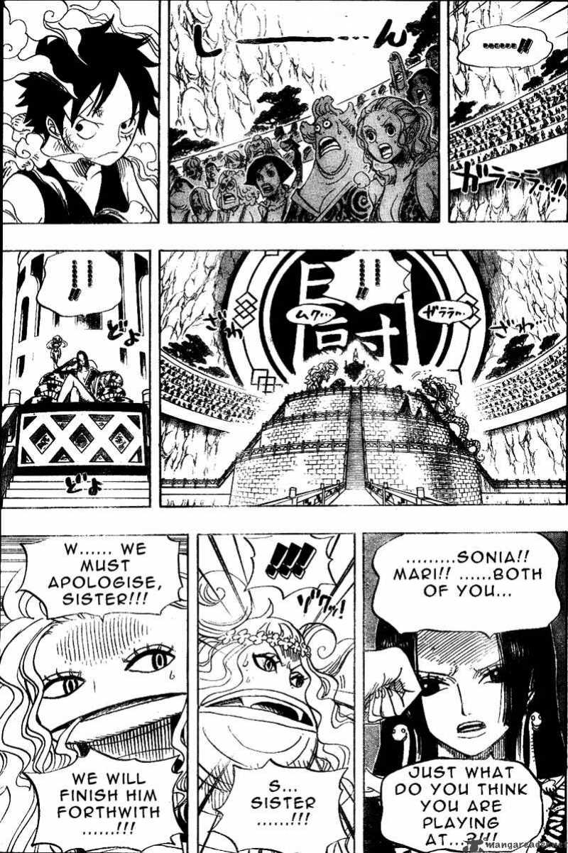 One Piece Chapter 520 page 8 - Chapter 520: Eye of the Gorgon