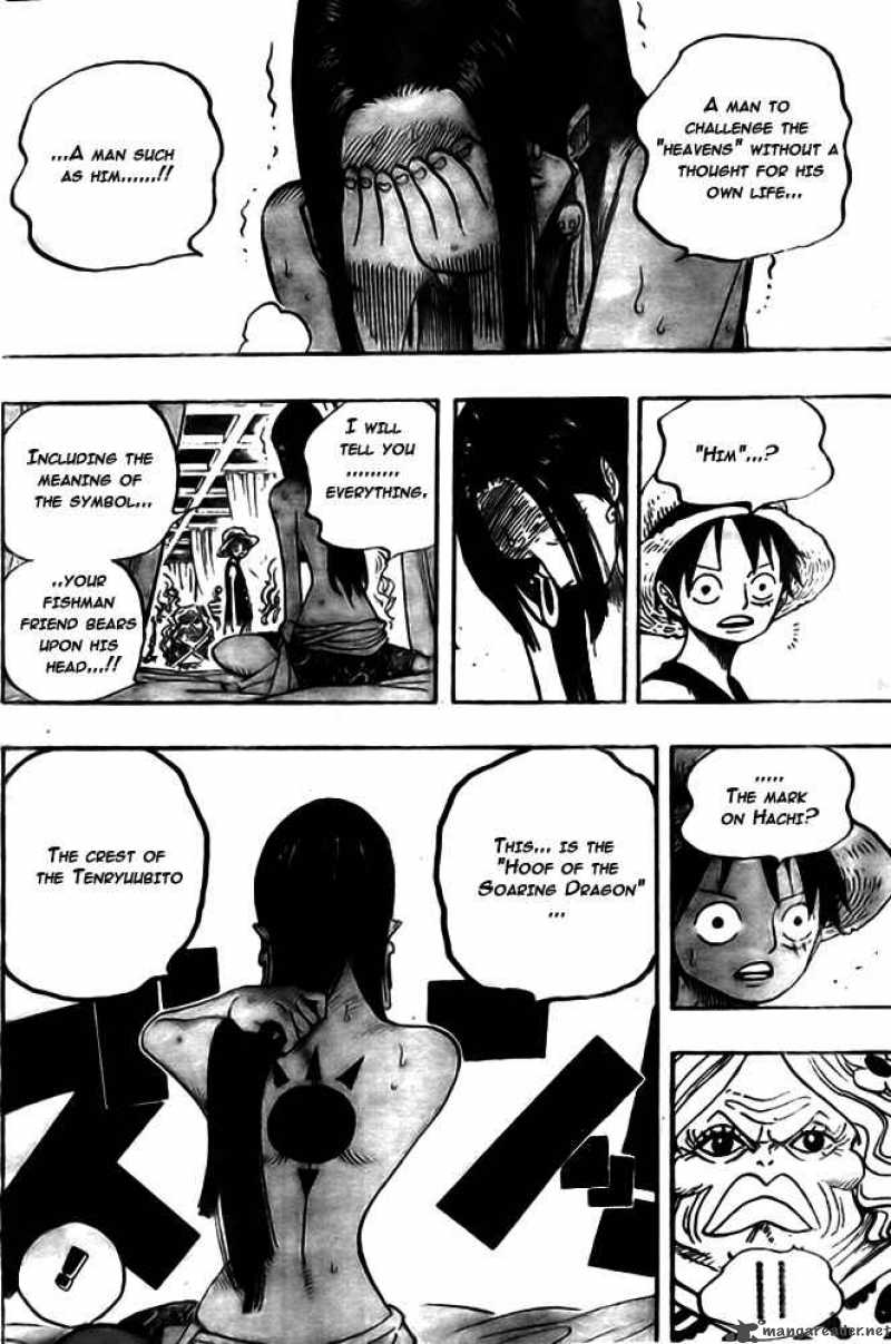 One Piece Chapter 521 page 12 - Chapter 521: Hoof of the Celestial Dragon