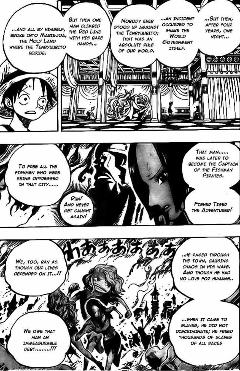 One Piece Chapter 521 page 15 - Chapter 521: Hoof of the Celestial Dragon
