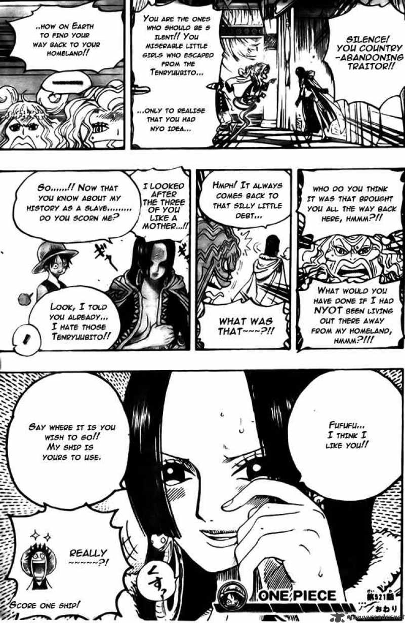 One Piece Chapter 521 page 19 - Chapter 521: Hoof of the Celestial Dragon
