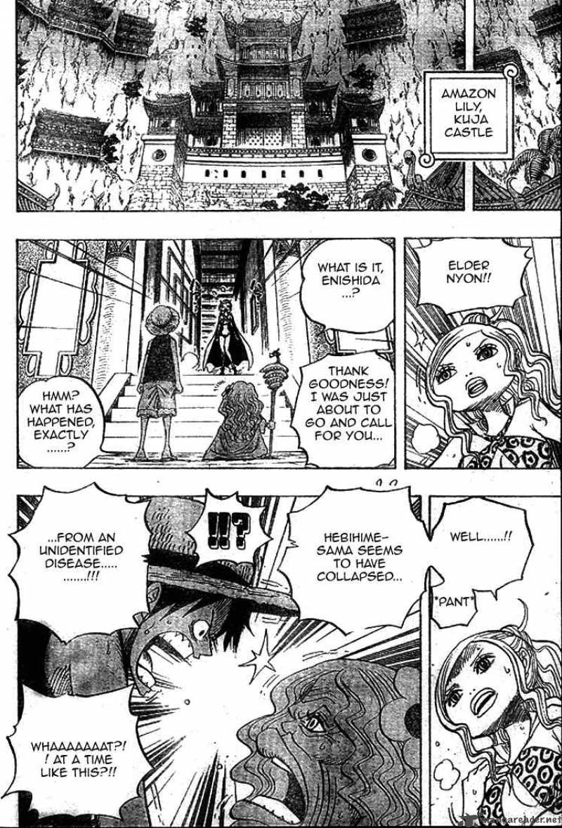 One Piece Chapter 522 page 14 - Chapter 522: Fatal Illness