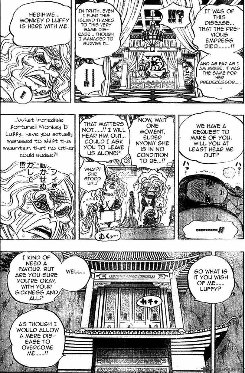 One Piece Chapter 522 page 17 - Chapter 522: Fatal Illness