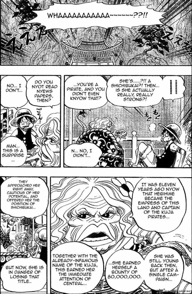 One Piece Chapter 522 page 6 - Chapter 522: Fatal Illness