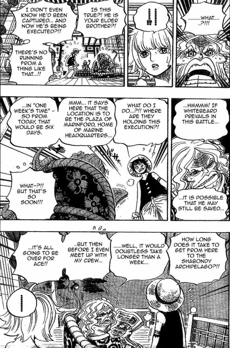 One Piece Chapter 522 page 9 - Chapter 522: Fatal Illness
