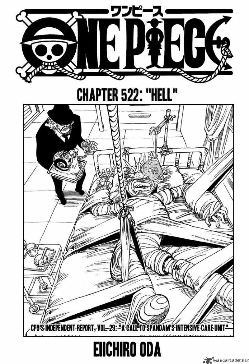 One Piece Chapter 523 page 1 - Chapter 523: Hell