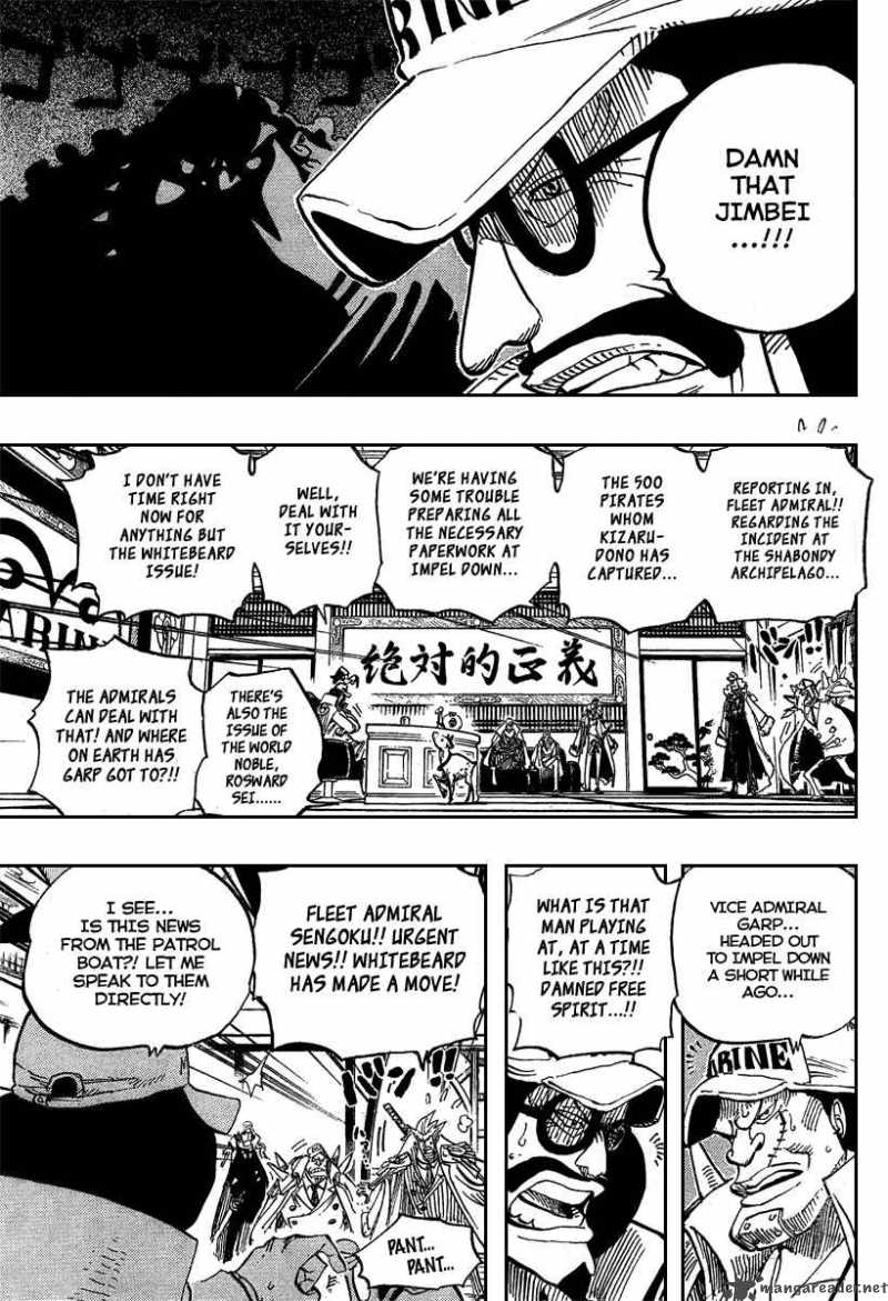 One Piece Chapter 523 page 11 - Chapter 523: Hell