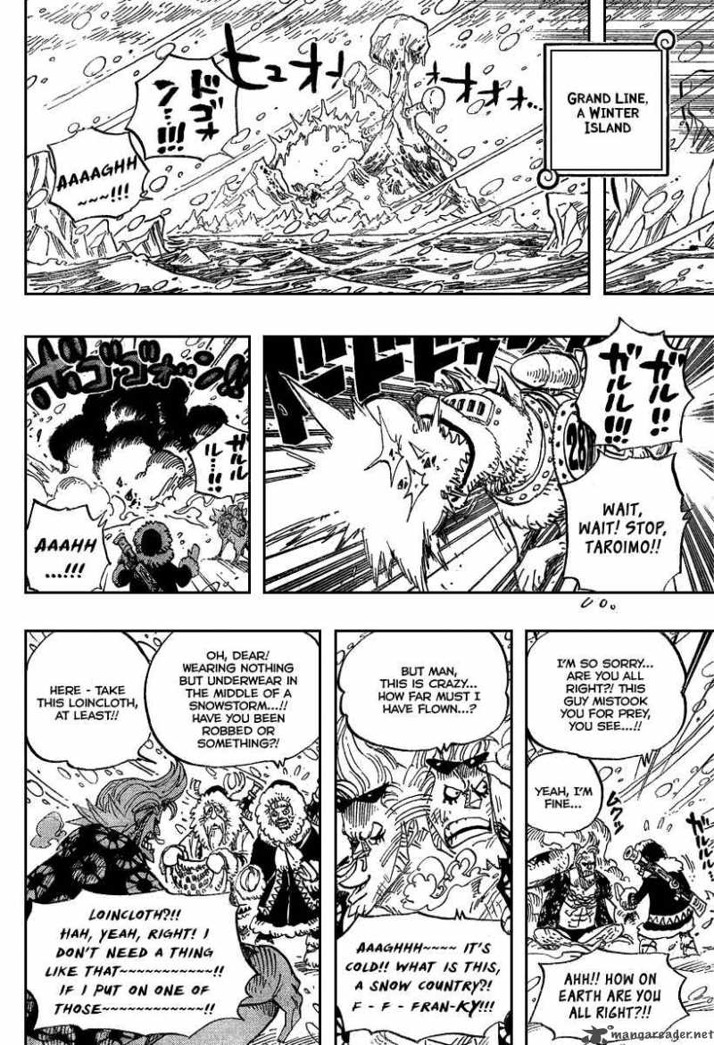 One Piece Chapter 523 page 16 - Chapter 523: Hell