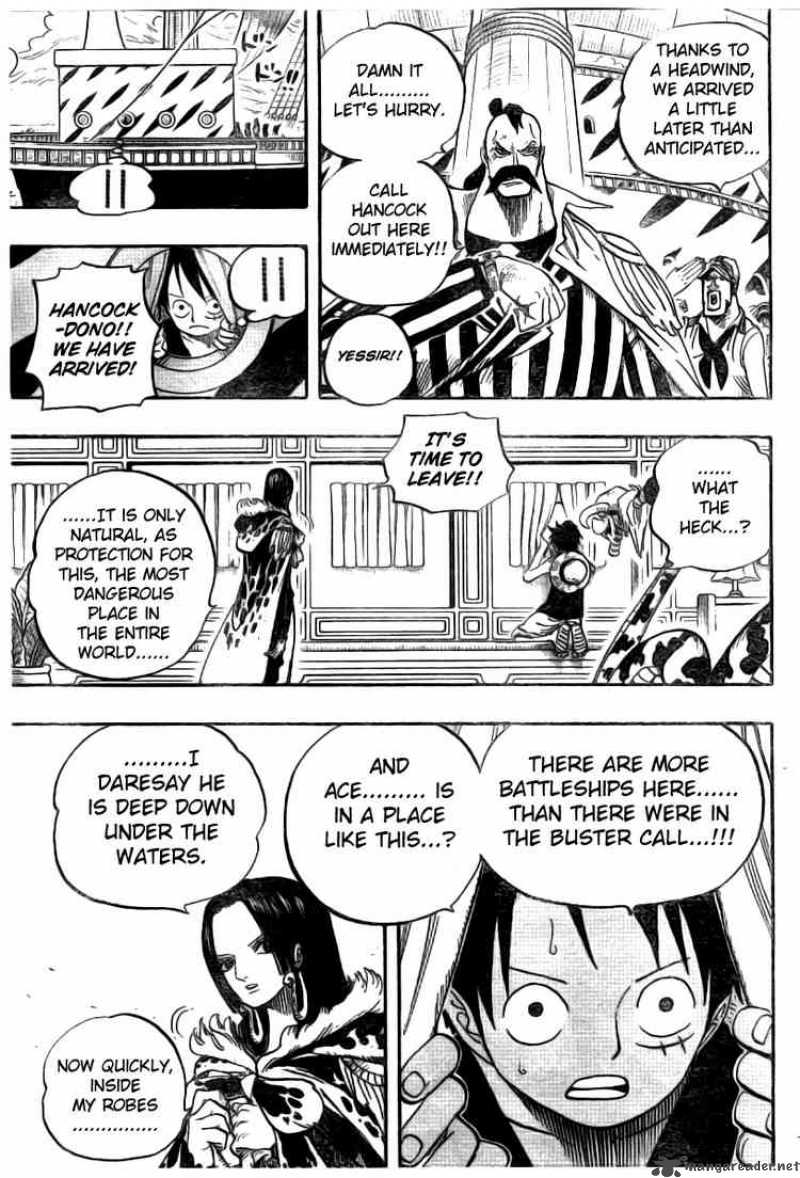 One Piece Chapter 525 page 11 - Chapter 525: The Underwater Prison Impel Down