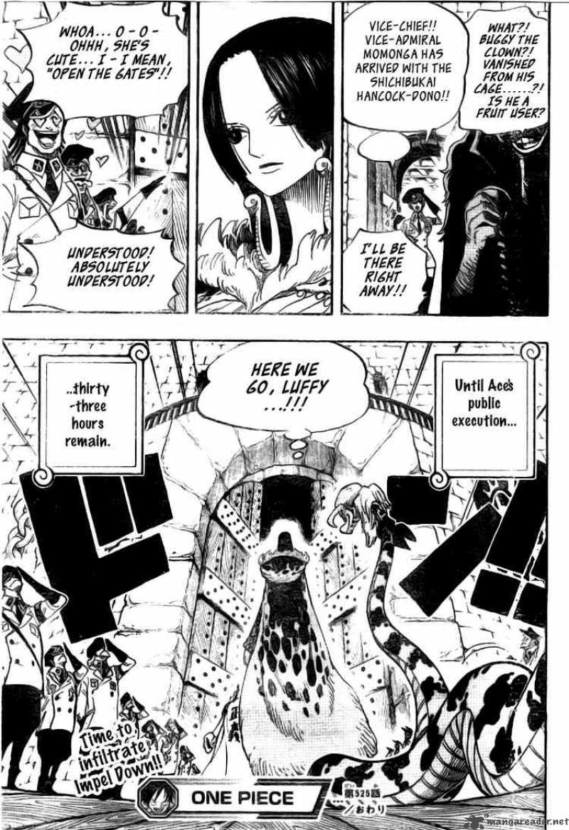 One Piece Chapter 525 page 14 - Chapter 525: The Underwater Prison Impel Down