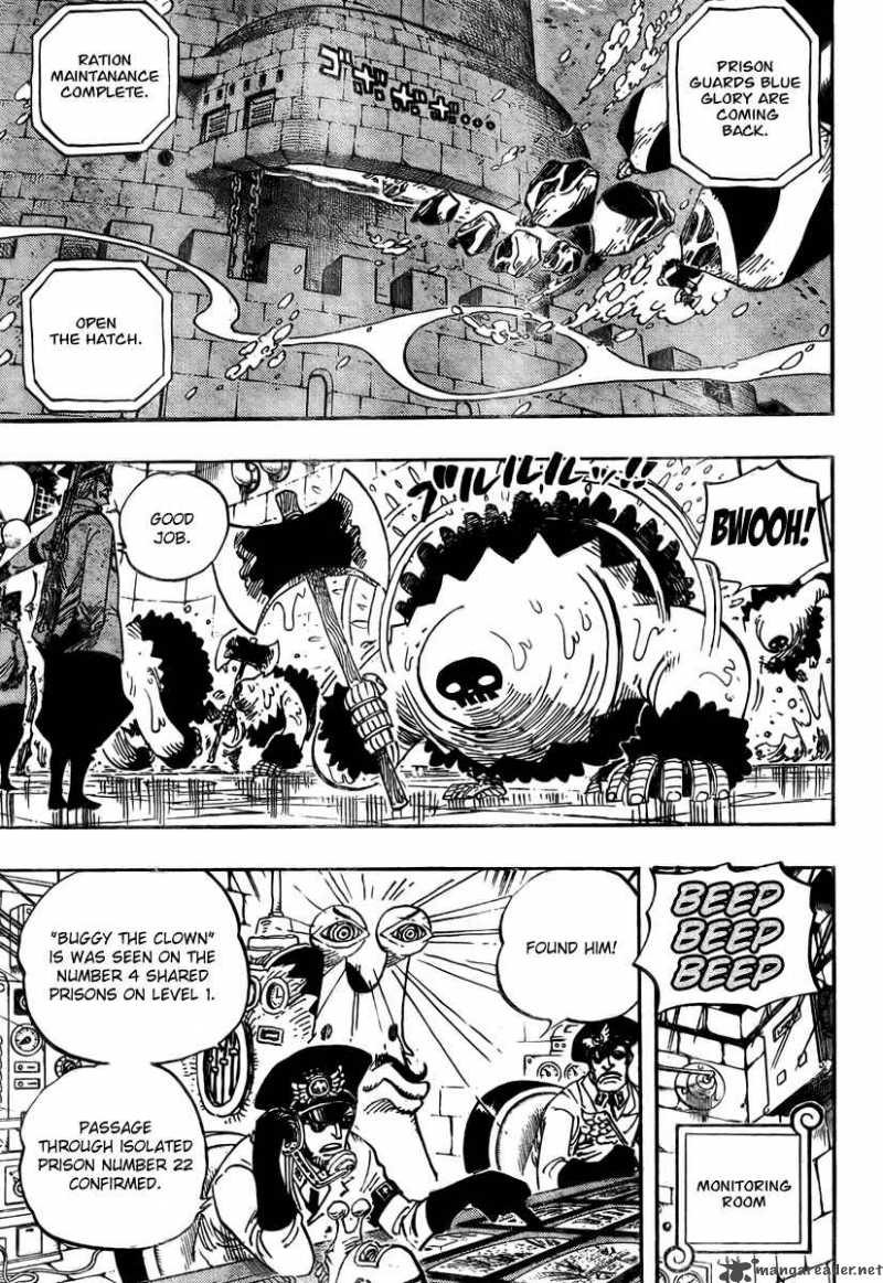 One Piece Chapter 526 page 12 - Chapter 526: Adventure in the Great Prison