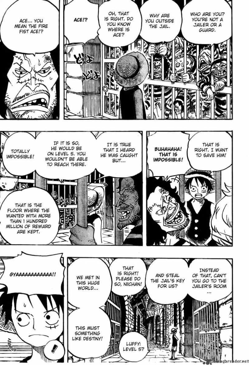 One Piece Chapter 526 page 16 - Chapter 526: Adventure in the Great Prison