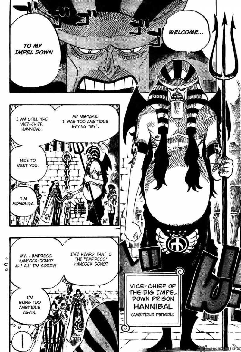 One Piece Chapter 526 page 3 - Chapter 526: Adventure in the Great Prison