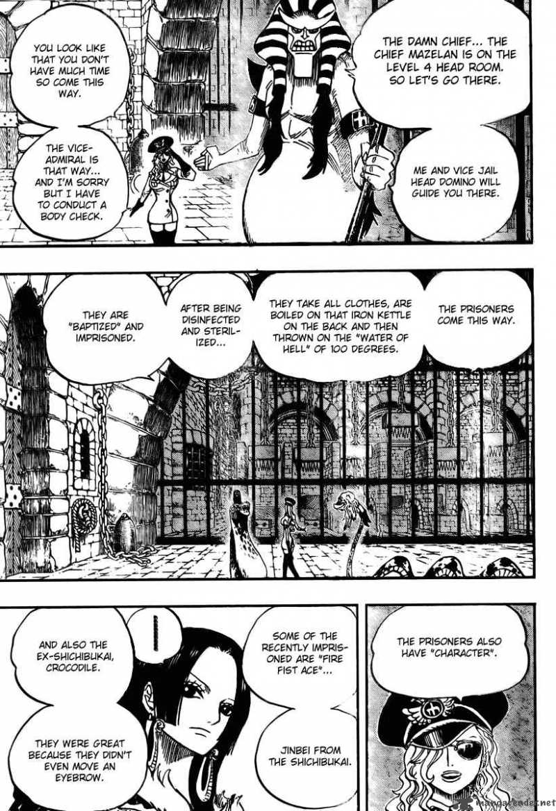 One Piece Chapter 526 page 4 - Chapter 526: Adventure in the Great Prison