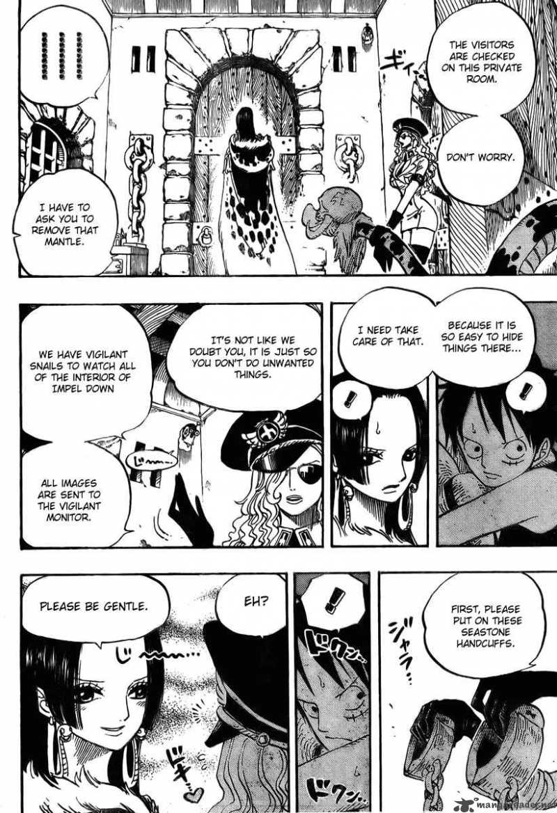 One Piece Chapter 526 page 5 - Chapter 526: Adventure in the Great Prison