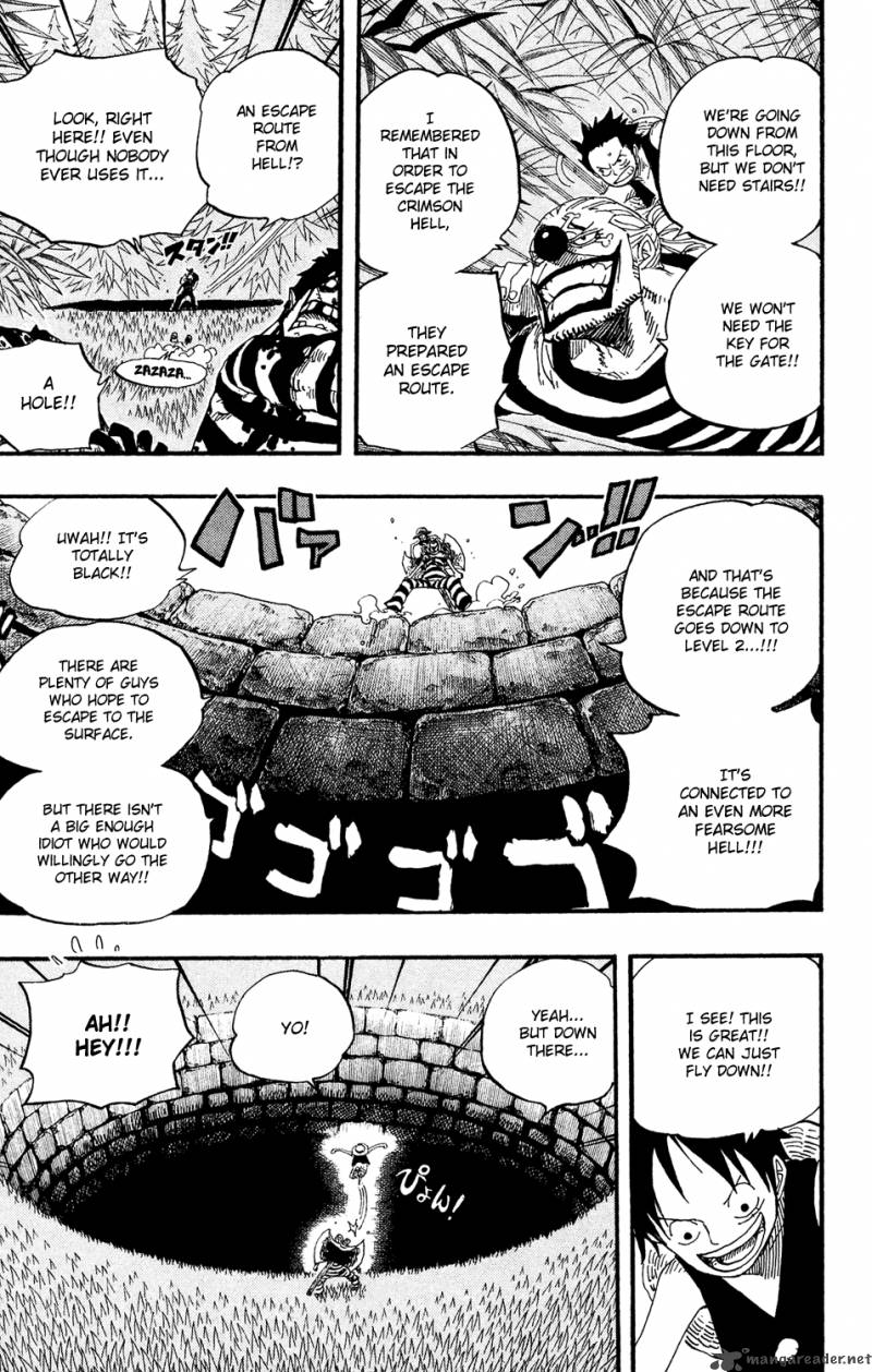 One Piece Chapter 527 page 17 - Chapter 527: Level 1 Crimson Hell