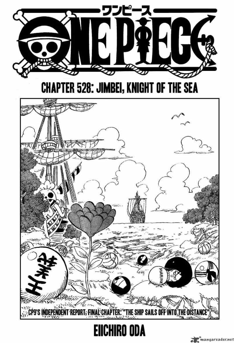 One Piece Chapter 528 page 1 - Chapter 528: Jinbe, Knight of the Sea