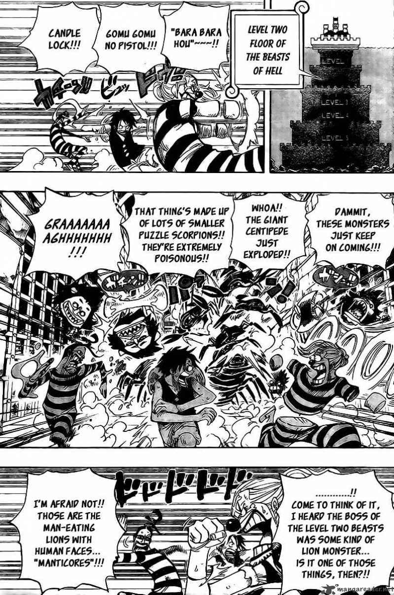 One Piece Chapter 529 page 8 - Chapter 529: Level 2 Wild Beast Hell