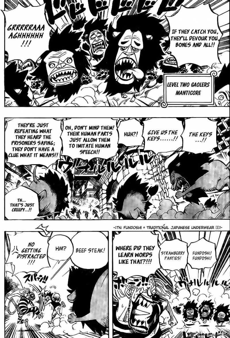 One Piece Chapter 529 page 9 - Chapter 529: Level 2 Wild Beast Hell