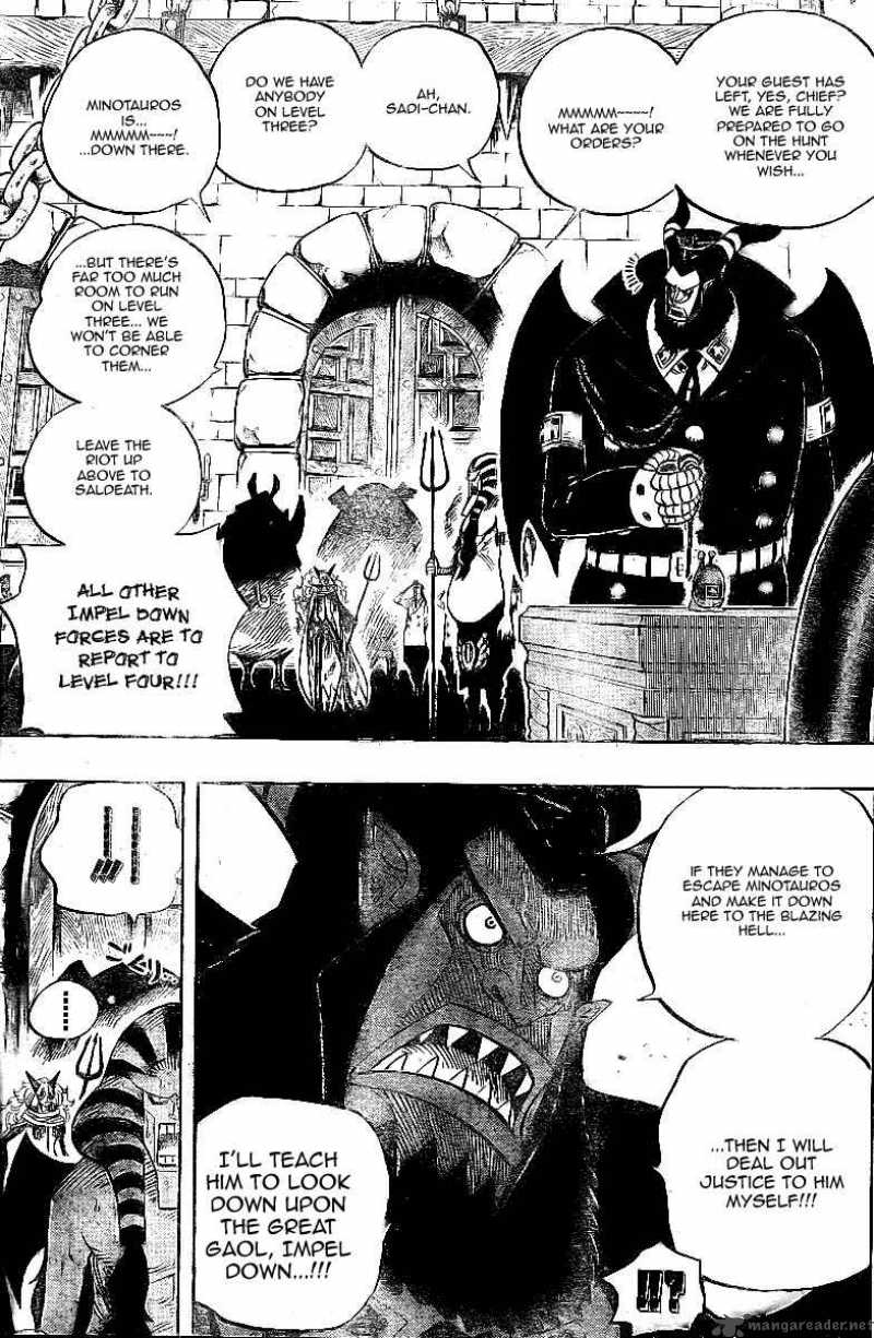 One Piece Chapter 532 page 4 - Chapter 532: Jailer Beast Minotaurus