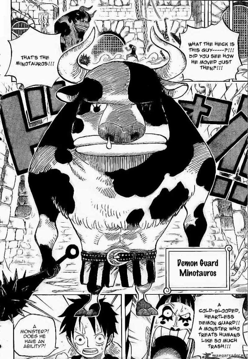 One Piece Chapter 532 page 5 - Chapter 532: Jailer Beast Minotaurus