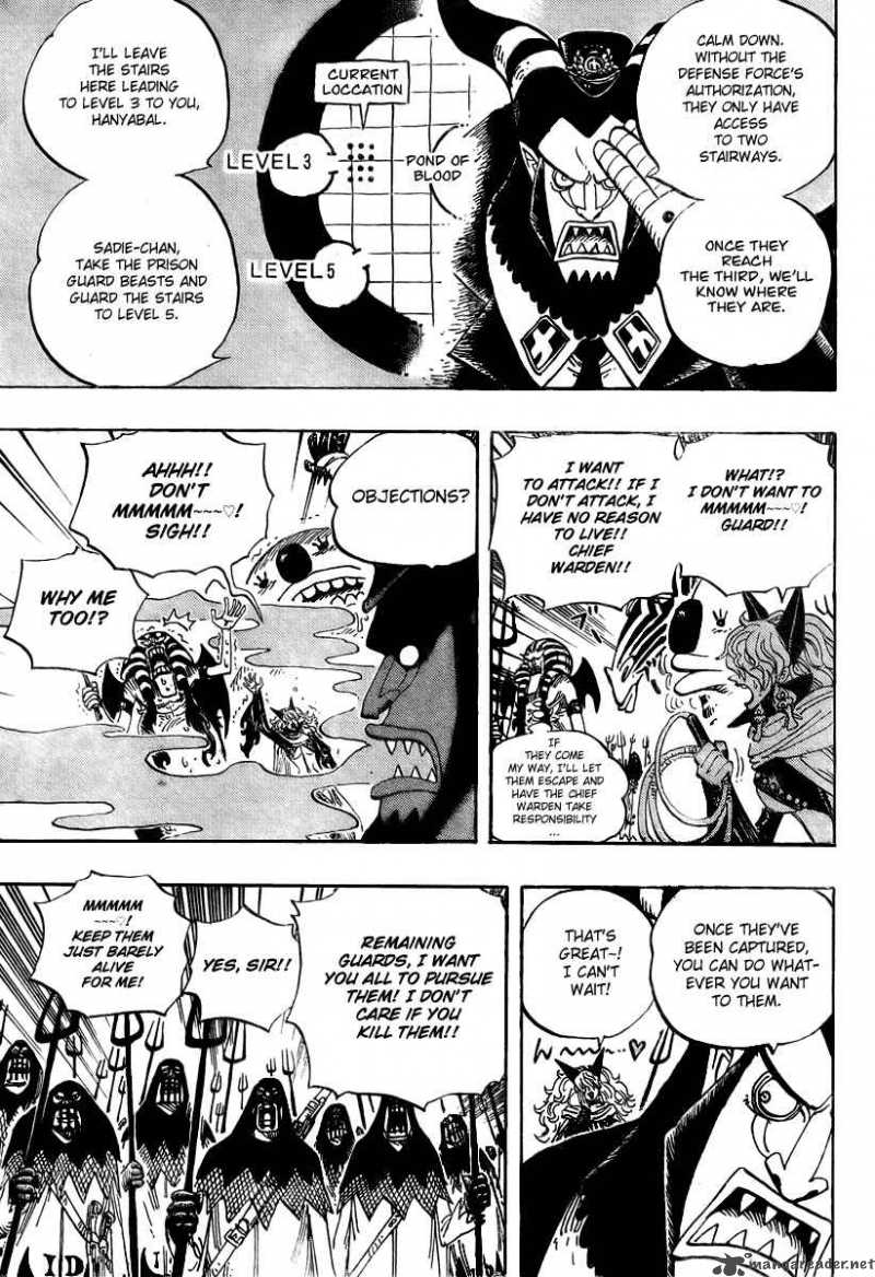 One Piece Chapter 533 page 11 - Chapter 533: Level 4 Inferno Hell