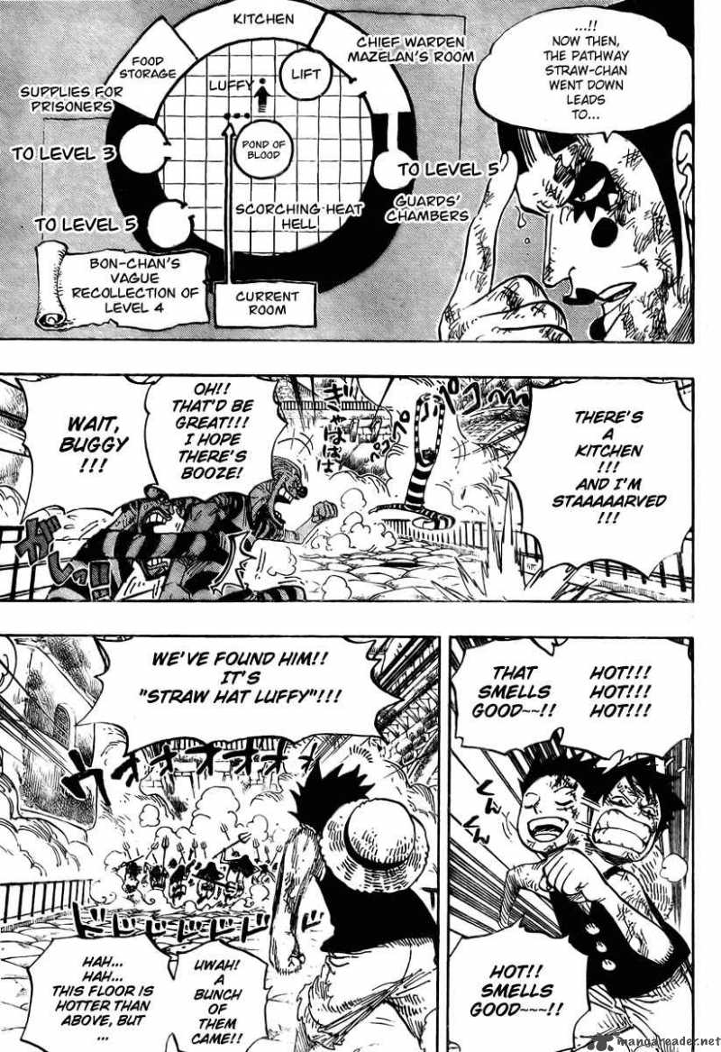 One Piece Chapter 533 page 13 - Chapter 533: Level 4 Inferno Hell