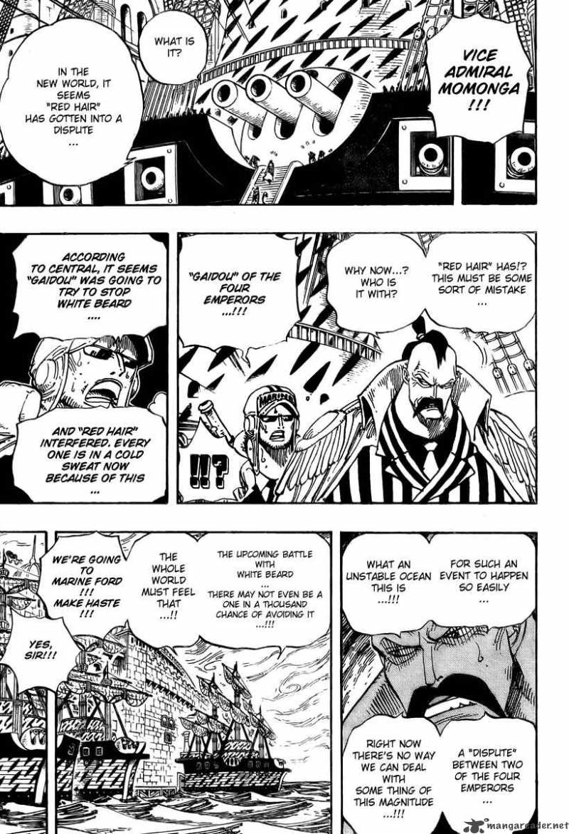 One Piece Chapter 533 page 3 - Chapter 533: Level 4 Inferno Hell