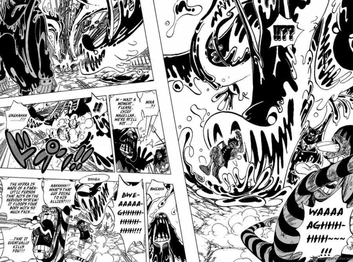 One Piece Chapter 534 page 6 - Chapter 534: Chief Warden Magellan vs. Pirate Luffy