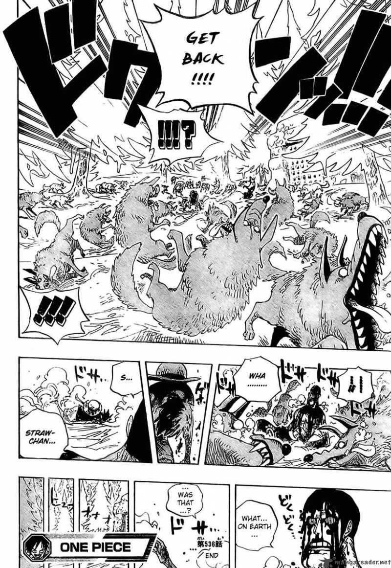 One Piece Chapter 536 page 18 - Chapter 536: Level 5 Frozen Hell