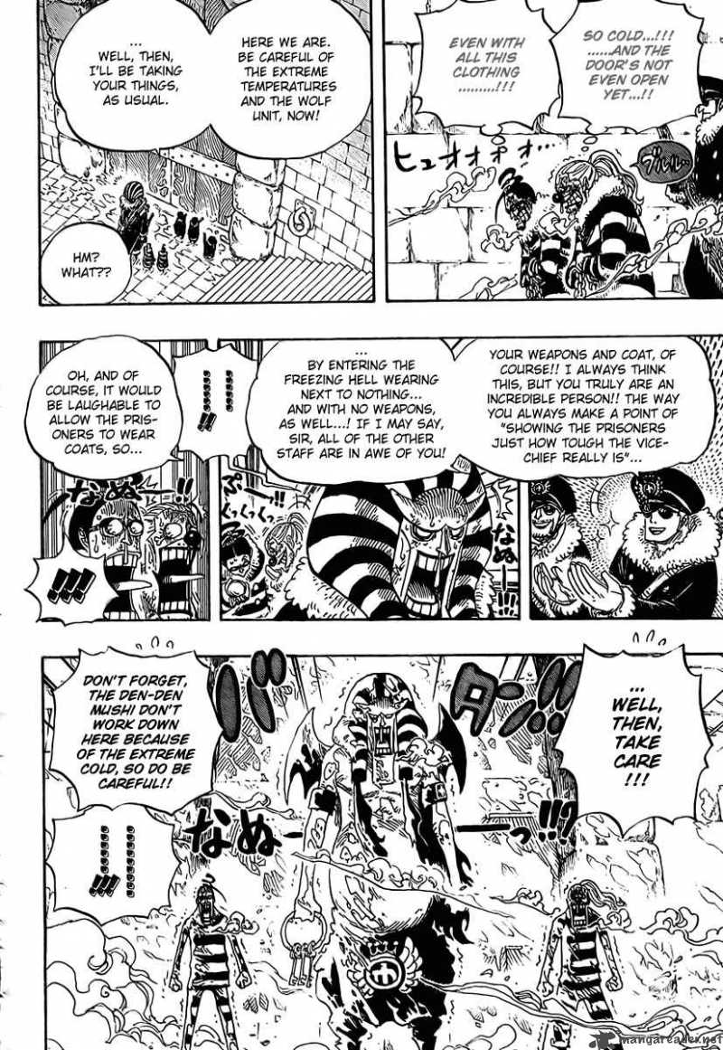 One Piece Chapter 536 page 6 - Chapter 536: Level 5 Frozen Hell
