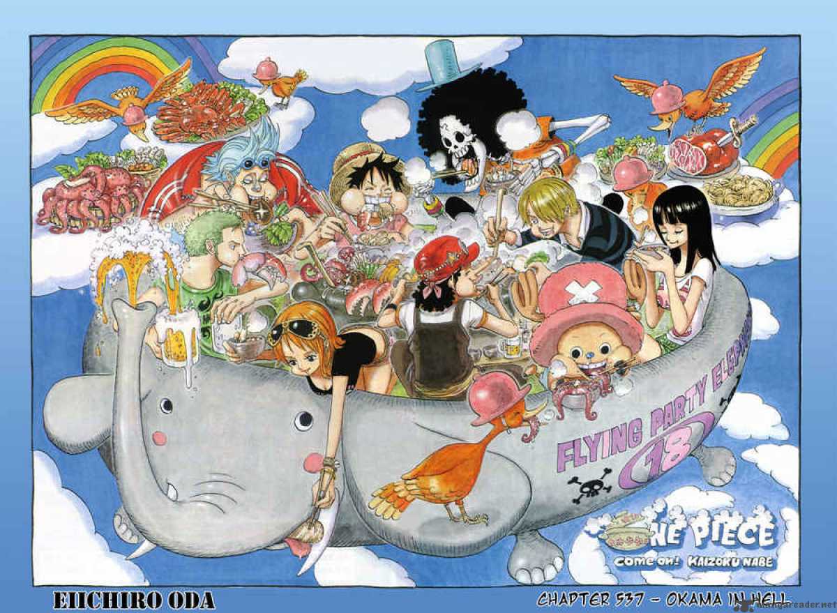 One Piece Chapter 537 page 2 - Chapter 537: Okama in Hell