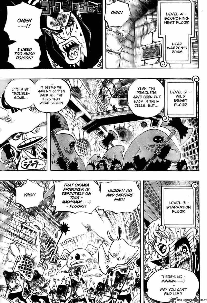 One Piece Chapter 537 page 5 - Chapter 537: Okama in Hell
