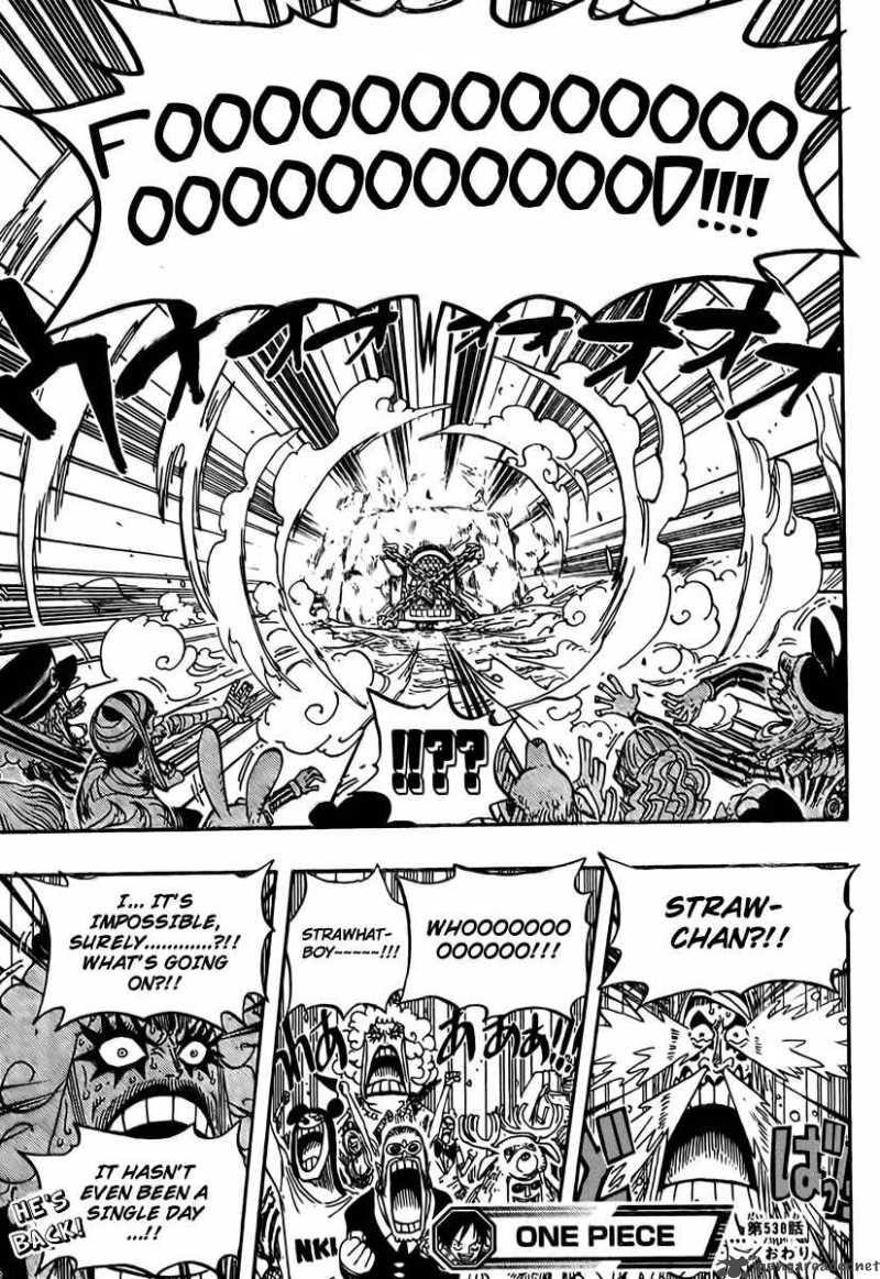One Piece Chapter 538 page 19 - Chapter 538: Level 5.5 Newkama Land