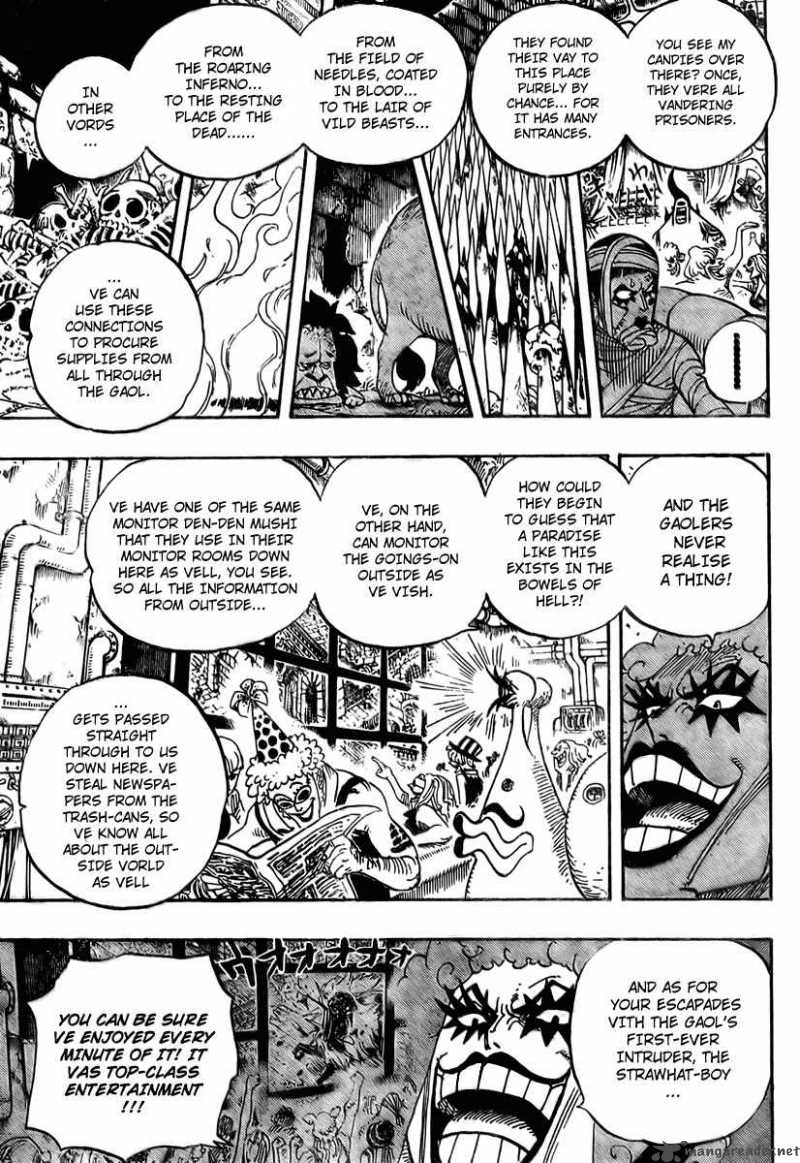 One Piece Chapter 538 page 9 - Chapter 538: Level 5.5 Newkama Land