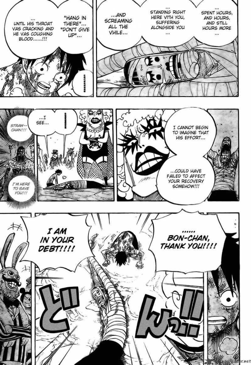 One Piece Chapter 539 page 6 - Chapter 539: Emporio Tension Hormone