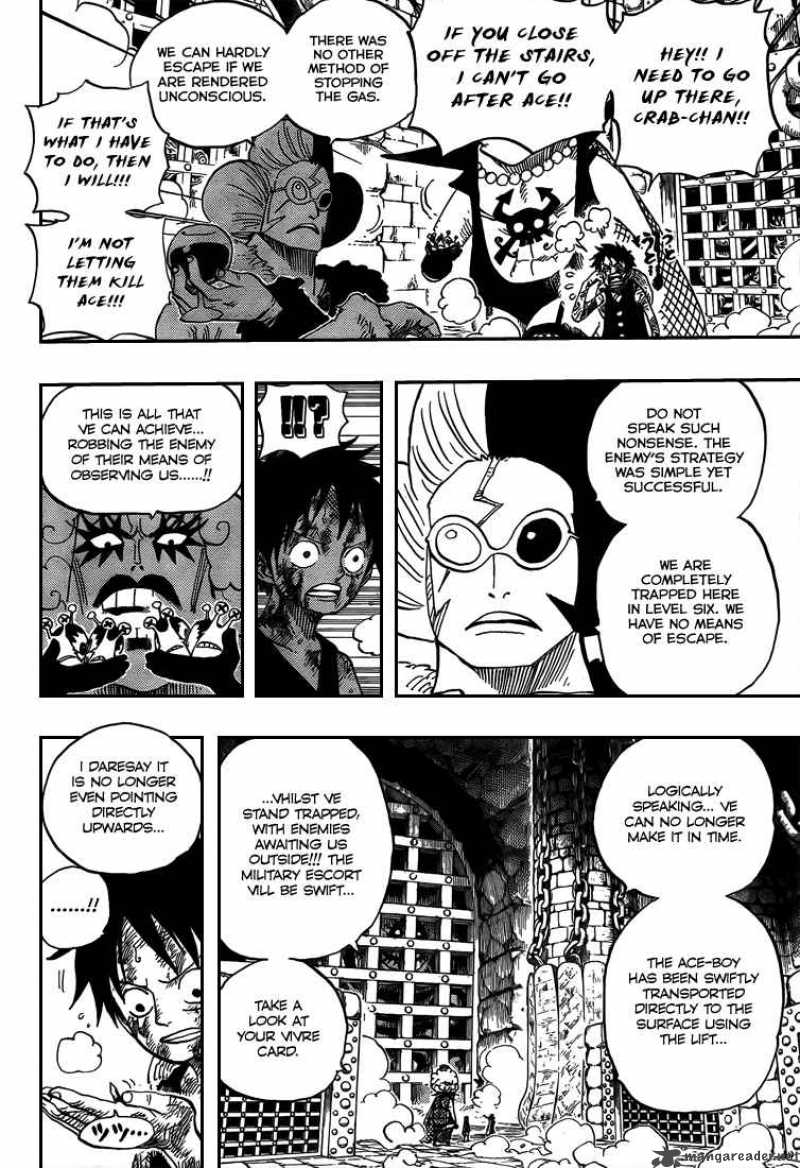 One Piece Chapter 540 page 11 - Chapter 540: Level 6 Eternal Hell