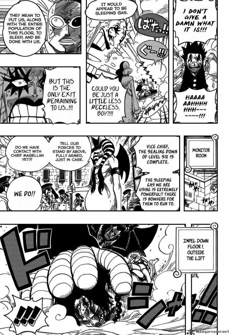 One Piece Chapter 540 page 8 - Chapter 540: Level 6 Eternal Hell