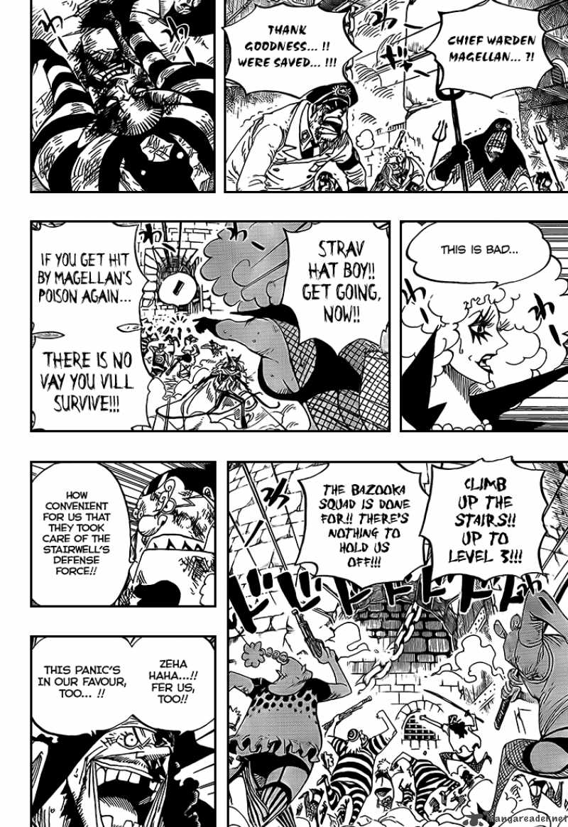 One Piece Chapter 544 page 11 - Chapter 544: The Lid to the Cauldron of Hell Opens