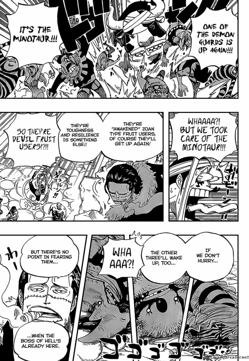 One Piece Chapter 544 page 12 - Chapter 544: The Lid to the Cauldron of Hell Opens