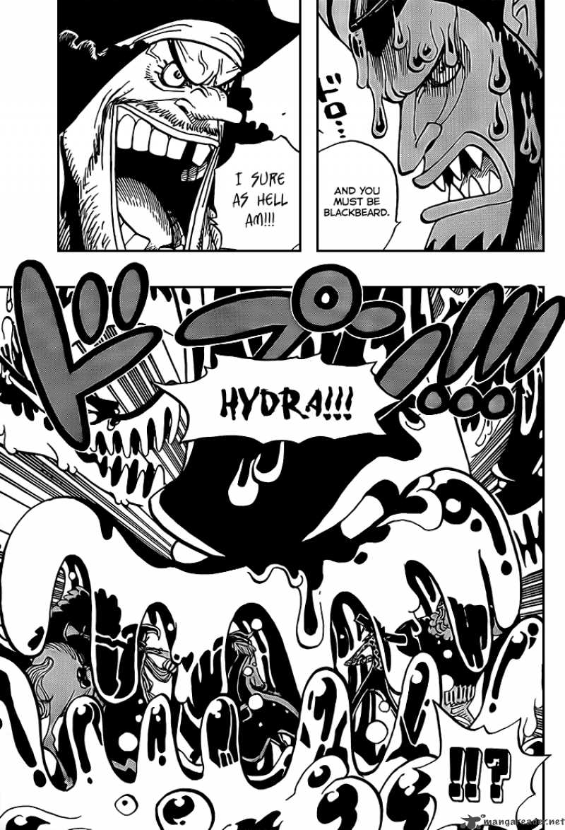 One Piece Chapter 544 page 18 - Chapter 544: The Lid to the Cauldron of Hell Opens