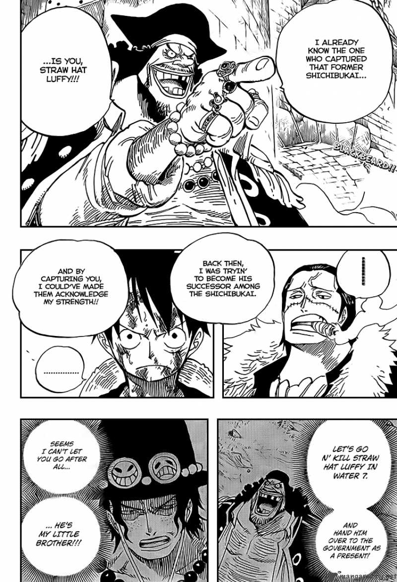 One Piece Chapter 544 page 3 - Chapter 544: The Lid to the Cauldron of Hell Opens