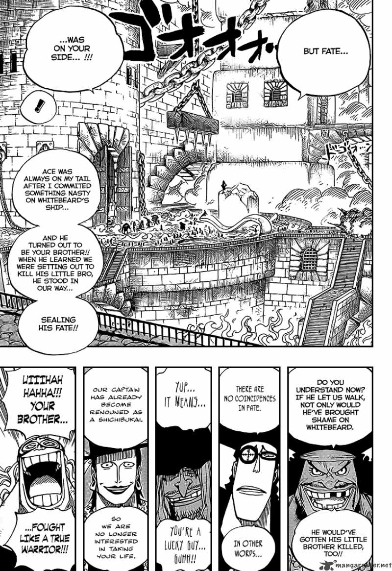 One Piece Chapter 544 page 4 - Chapter 544: The Lid to the Cauldron of Hell Opens