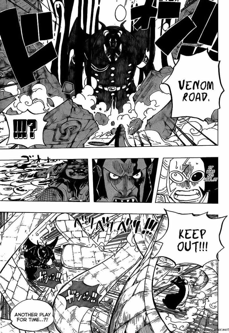 One Piece Chapter 545 page 12 - Chapter 545: To the Sunshine in Outside World