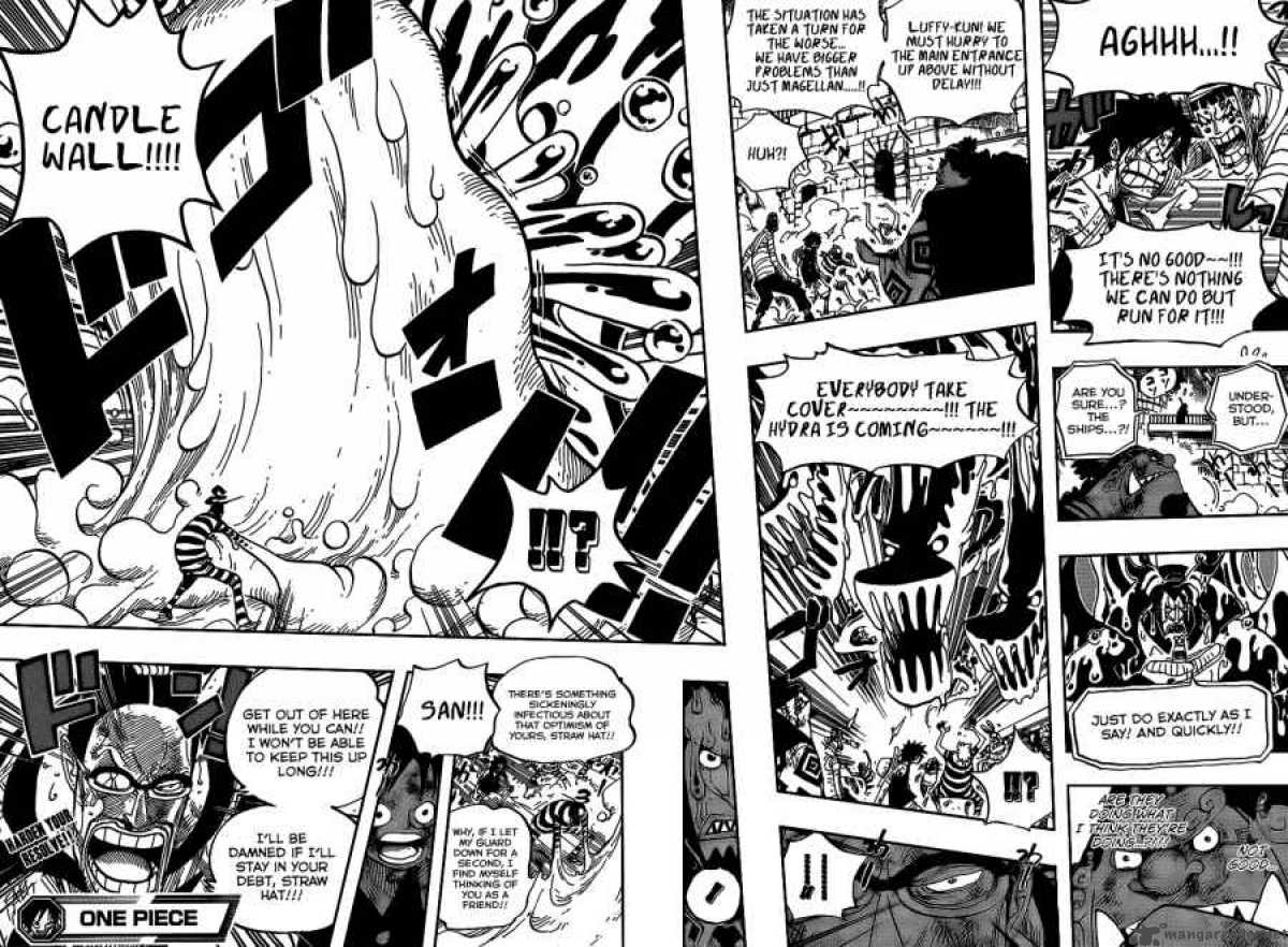 One Piece Chapter 545 page 17 - Chapter 545: To the Sunshine in Outside World