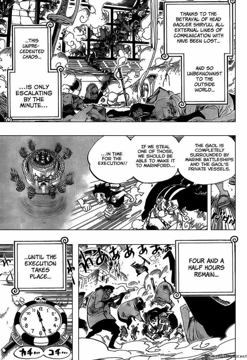 One Piece Chapter 545 page 4 - Chapter 545: To the Sunshine in Outside World