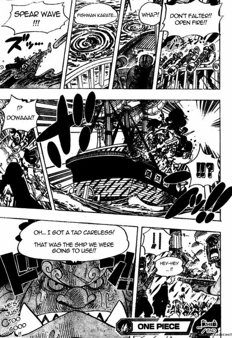One Piece Chapter 546 page 16 - Chapter 546: Fish-Man Pirate Captain Jinbe, Warlord of the Sea
