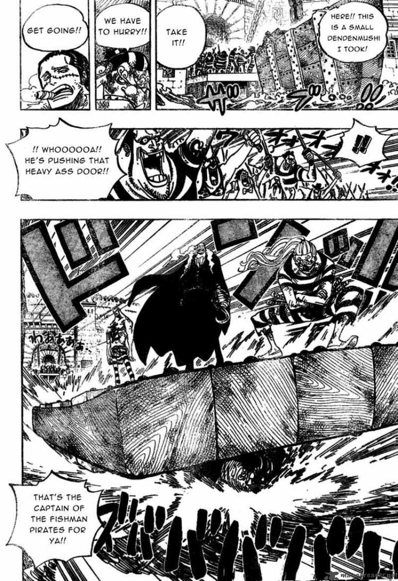 One Piece Chapter 546 page 9 - Chapter 546: Fish-Man Pirate Captain Jinbe, Warlord of the Sea
