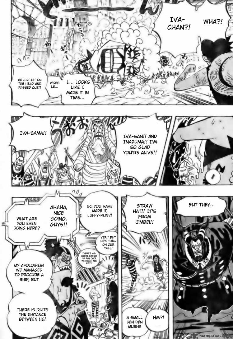 One Piece Chapter 547 page 11 - Chapter 547: Escaping the Island