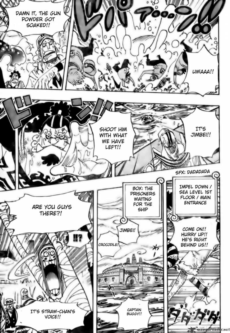 One Piece Chapter 547 page 8 - Chapter 547: Escaping the Island