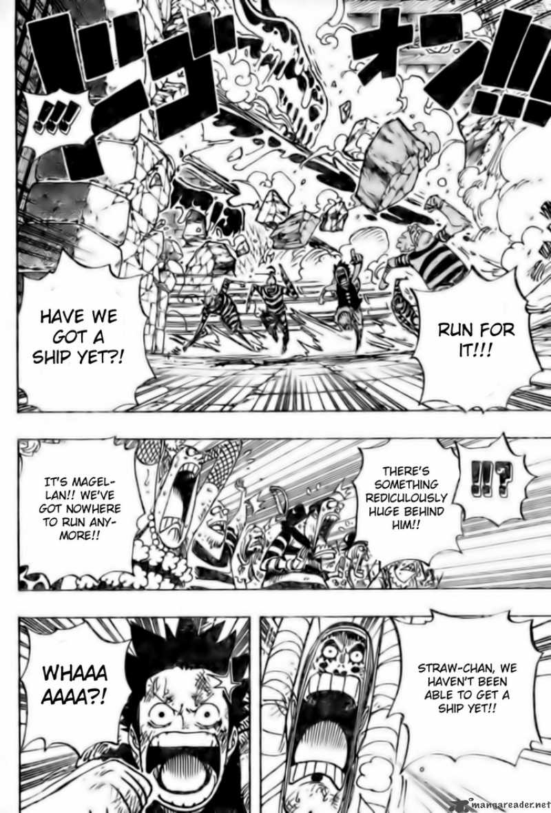 One Piece Chapter 547 page 9 - Chapter 547: Escaping the Island